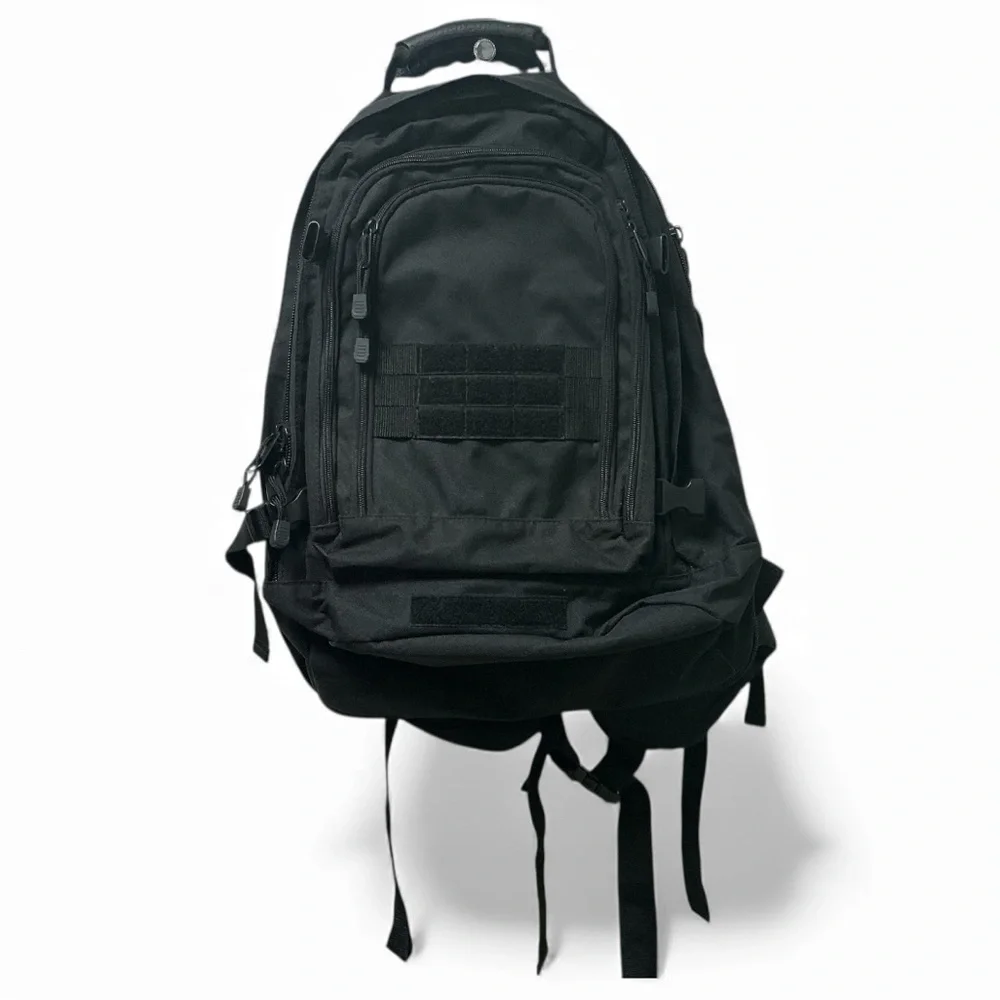 Black Tactical Expandable Backpack